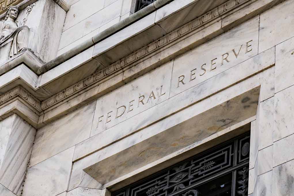 1055599112 featured image Federal Reserve building exterior with engraved lettering.