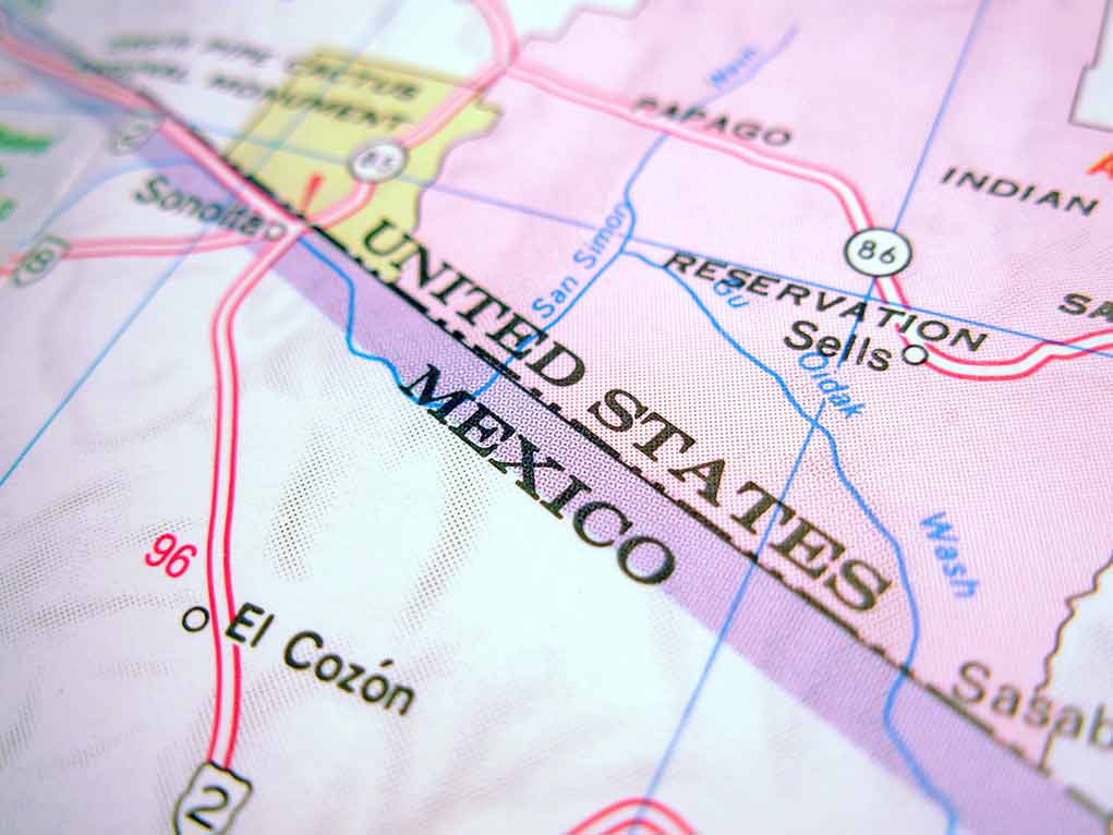 20054620 featured image Map of United States-Mexico border region.