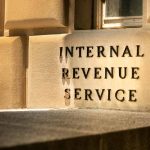Internal Revenue Service building sign