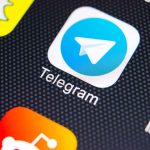New AI On Telegram—Privacy ALARM Telegram app icon on a smartphone screen