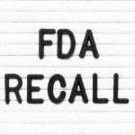 FDA recall on white background