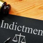 Cuomo Insider BUSTED — FBI Sounds Alarm Gavel next to indictment document on wooden table