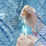 Genetic Mayhem: Cloning’s Dark Side Unleashed Hands with pipette and test tube surrounded by DNA strands.
