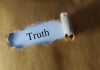 Incredible Twist — Further Evidence of Biden Cover-Up Ripped paper reveals word truth underneath brown surface