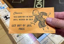 ANOTHER DANGEROUS Sex Offender Mistakenly FREED! Monopoly game card get out of jail free