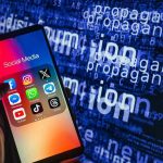 Fake ChatGPT Apps HIJACK Phones Nationwide Smartphone showing social media apps with text background.