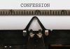 KILLER Confesses – THREE Cold Cases CRACKED Typewriter typing the word confession on paper