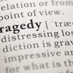 Homeowner Shoots Mother of Four — A Shocking Turn Close-up of the word 'Tragedy' in a dictionary with its definition