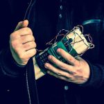 Hamas Issued Ultimatum to Trump Person holding a homemade explosive device.