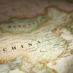 Detailed map highlighting China and surrounding regions