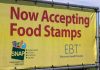 SNAP Just Got Stricter Yellow sign now accepting food stamps EBT SNAP