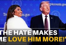 BIZARRE moment Nicki Minaj joins Trump on stage