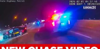 New video shows high-speed police chase, crash involving