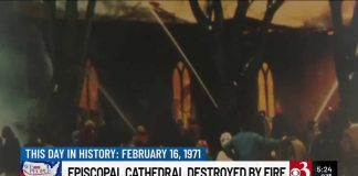 This Day in History: Massive church fire in Burlington