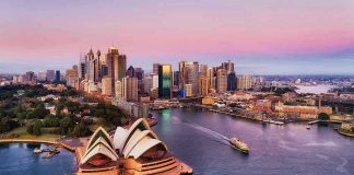 HORRIFYING Cannibal Plot — Cooked Lover For Children Sydney Opera House and city skyline at sunset.