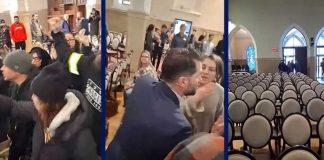 Rifle Attack Rips Into Synagogue