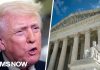 Trump Crashes Supreme Court Hearing