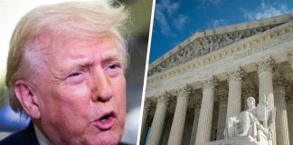 Trump Crashes Supreme Court Hearing