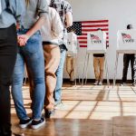 Election Chaos Warning: Greene’s Alarming Trump Claim People in line at voting booths.