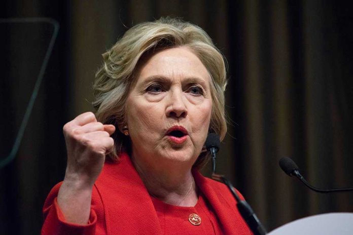 433057795 Person speaking passionately at a podium, wearing red jacket.