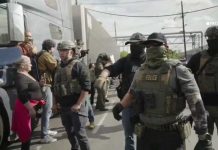 Senator Hit by Pepper Spray in Chaos Major Clashes Pepper Balls and Spray as ICE Pushes Protesters away from Delaney