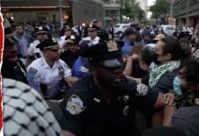 Hezbollah Flags Wave Amid NY Synagogue Chaos Hateful Anti-Israel Mob Descends on Historic NYC Synagogue, Clashes With Cops In Rowdy Protest