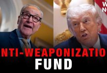 Schumer Torpedoes $2B Payout Fund Chuck Schumer promises litany of actions to halt Trump’s anti-weaponization fund