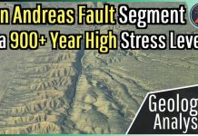 San Andreas Fault Hits 1,000-Year High – ‘Critically Loaded’ Part of the San Andreas Fault is at a 900+ Year High Stress Level; Geologist Analysis