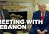 Trump Reopens Lebanon Skies Trump meets with Lebanon President at White House