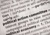 Florida’s RICO Gambit Targets Doctors’ Guidelines Close-up of a dictionary entry for political action committee