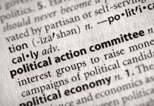 Florida’s RICO Gambit Targets Doctors’ Guidelines Close-up of a dictionary entry for political action committee