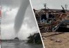 RARE Tornado RIPS Through New York Coast Insane Footage Shows Moment Tornado Rips Through Long Island Beach Club Leaving it in Ruins