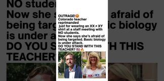 Colorado Teacher Reprimanded Over “XX ≠ XY” Shirt?