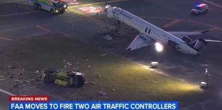 FAA Bombshell Hits LaGuardia Tower 2 air traffic controllers left early on night of deadly LaGuardia plane collision, FAA finds
