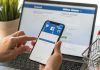 Meta’s Teen Crackdown Sparks Surveillance Fears Hands using a smartphone with a social media login screen
