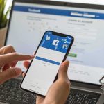 Meta’s Teen Crackdown Sparks Surveillance Fears Hands using a smartphone with a social media login screen