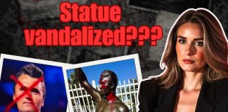 See What HATEFUL Radicals Did to Charlie Kirk’s Statue Charlie Kirk Statue Vandalized Days After TPUSA Unveiling — What Happened??