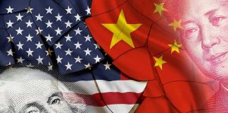 Trump and Xi Just Took $30 Billion Off the Table United States and China flags overlaid with currency portraits