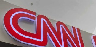 CNN logo sign on a building interior