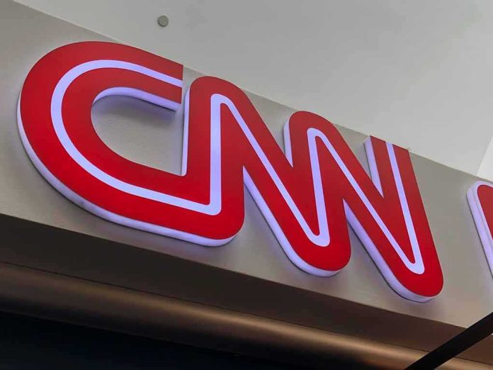 CNN logo sign on a building interior