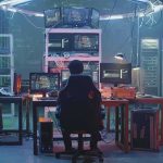 Superintelligence Soon—Musk Bets Big People working at computers in a dim server room