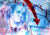 Senate Vote Stalls Congressional Stock Trading Restrictions US dollar and stock chart with red downward arrow