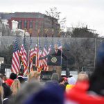 What Trump Said At Mount Rushmore Has Dems Furious speaker at presidential podium addressing crowd outdoors