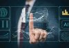 Anthropic Warns: Slow Down Or Else Businessperson touching virtual AI and data analytics interface