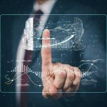Anthropic Warns: Slow Down Or Else Businessperson touching virtual AI and data analytics interface