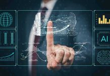 Anthropic Warns: Slow Down Or Else Businessperson touching virtual AI and data analytics interface