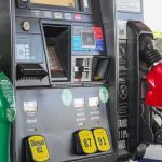 Diesel Prices Enter UNCHARTED Territory Gas pump with green diesel and red gasoline nozzles