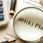Media Meltdown Over Trump Trades 401(k) plan document under magnifying glass