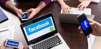 Patrick Clancy Warns Influencers: ‘There Will Be CONSEQUENCES’ Laptop with Facebook on screen surrounded by smartphones