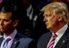 Republican Senator Turns Scrutiny on Trump’s FAMILY Donald Trump and Donald Trump Jr. standing side by side at an event